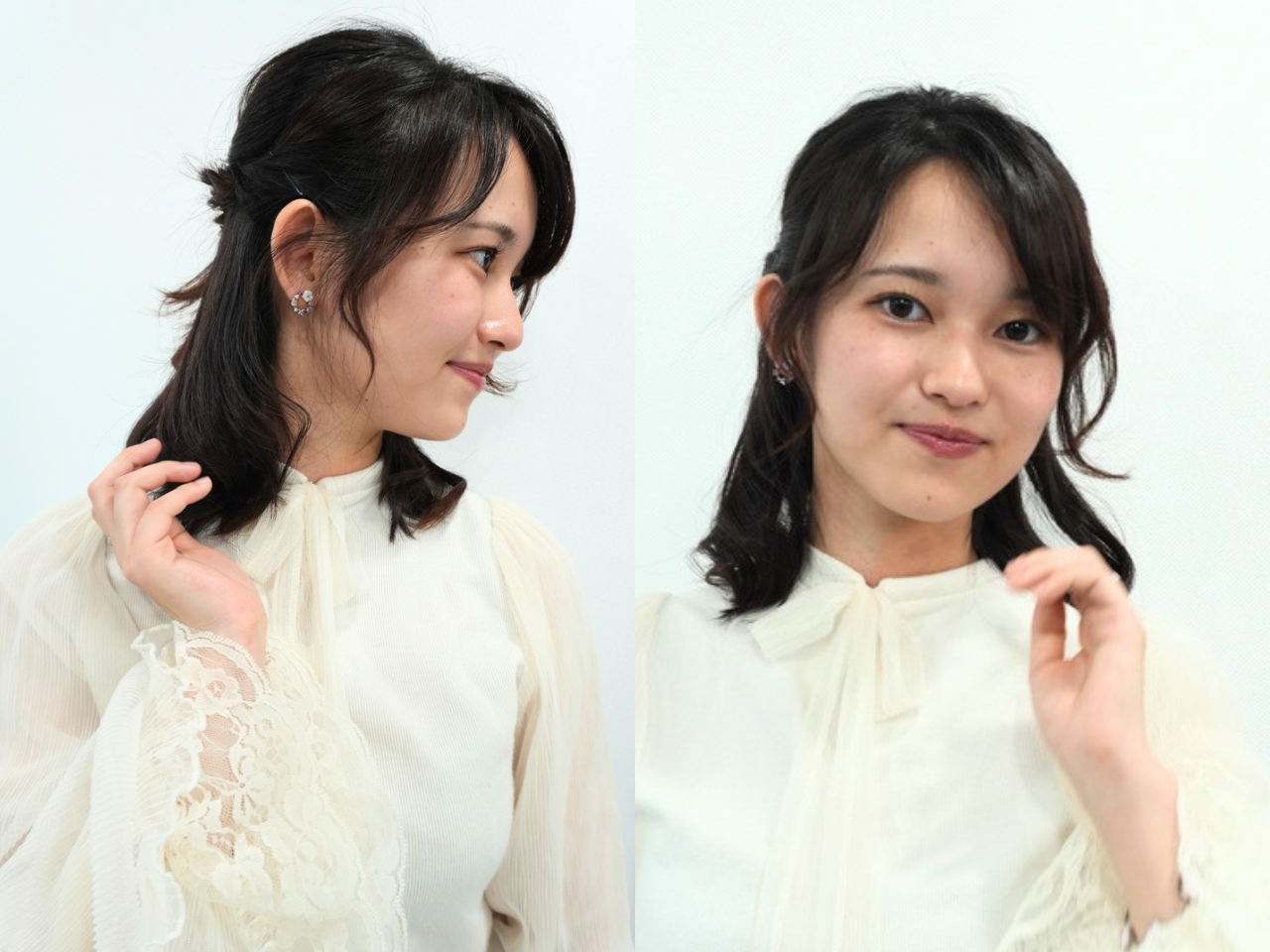 髪が多い人ほどハーフアップが似合う理由｜横に広がらず女性らしく見える