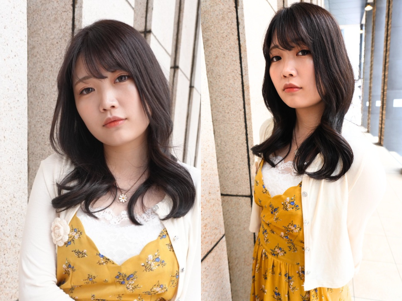 暗髪は重く見える？前髪ありセミロングで叶える艶と上品さ｜銀座の美容室が暗髪の魅力を解説
