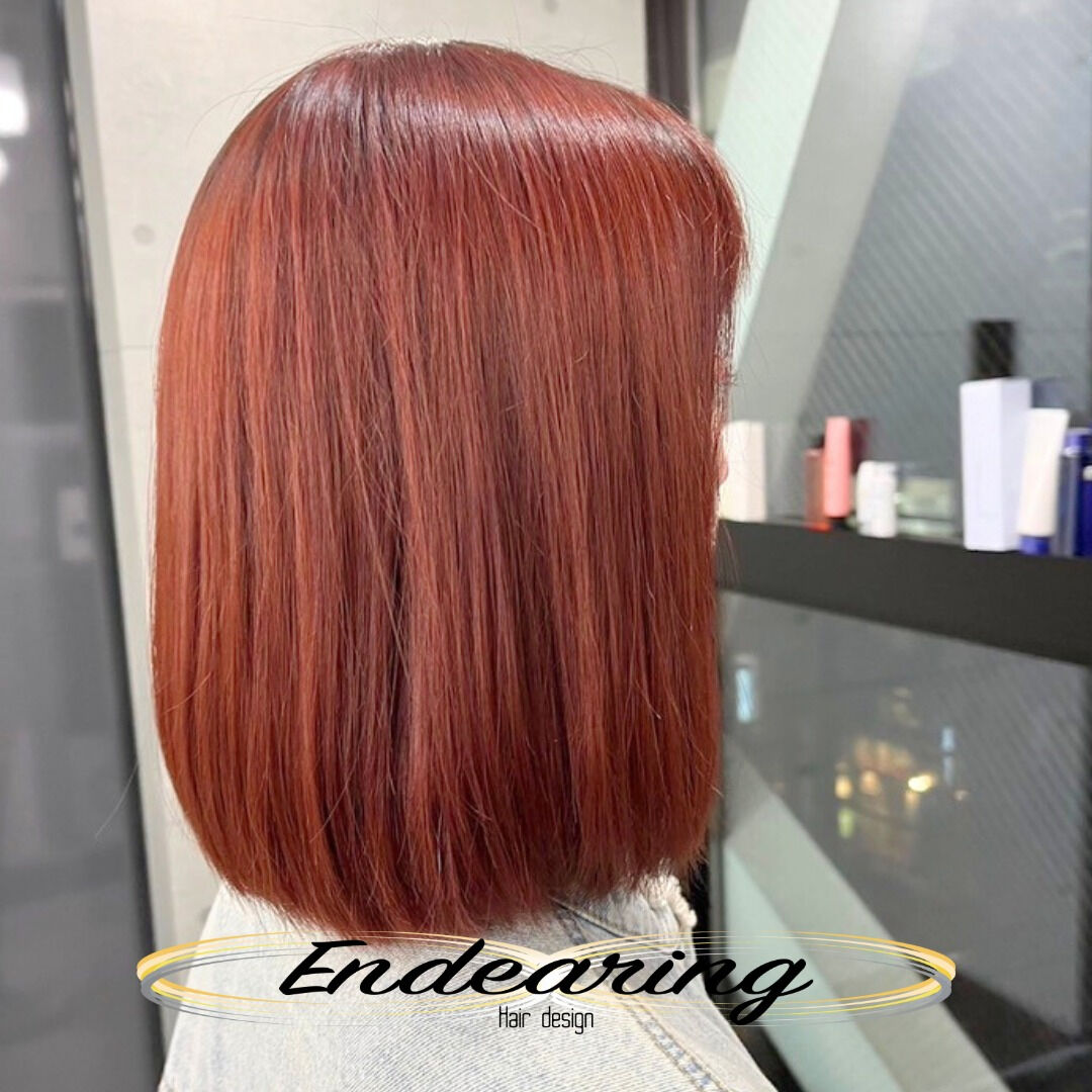 今年注目を集めているのが「暖色系ヘアカラー」です🌈