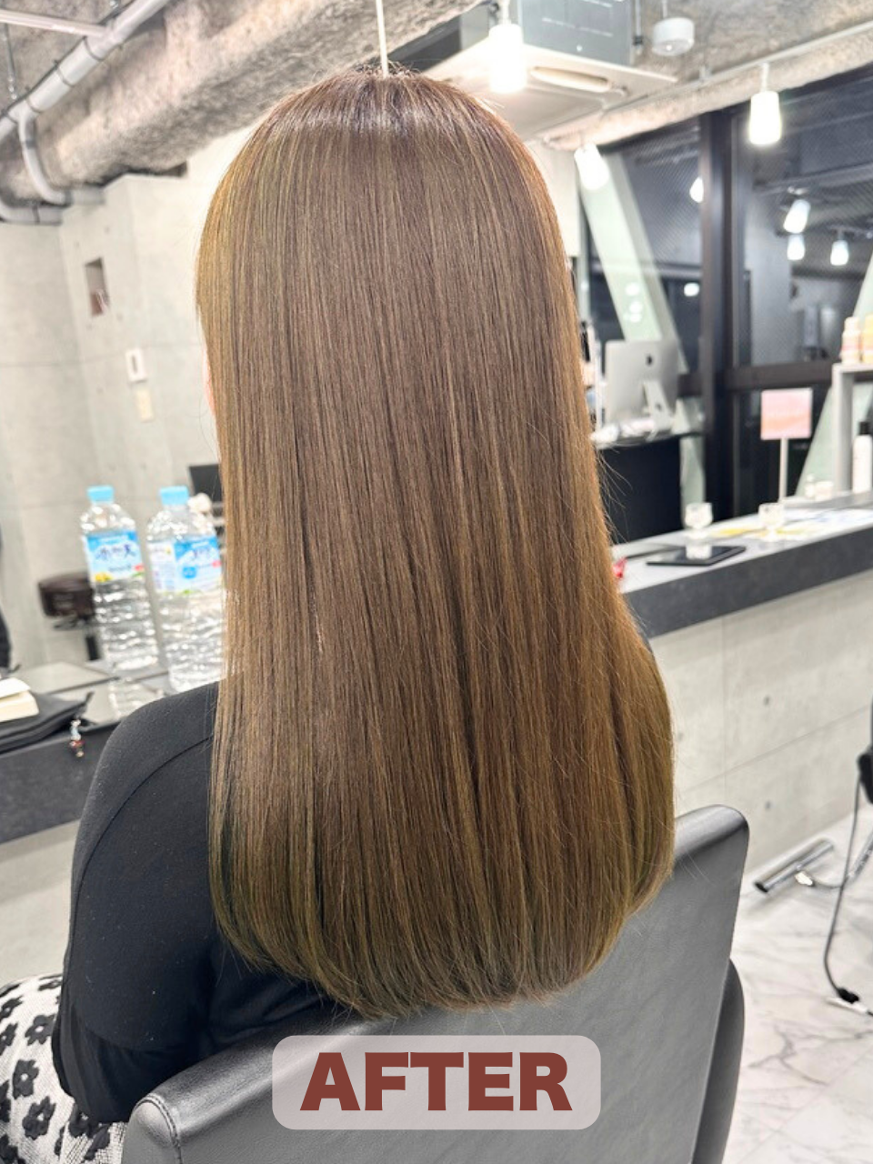 ✨小顔に見れるヘアカラー　ツヤ感オリーブベージュでつくる“軽やかフェミニン”ロング✨ 📸
