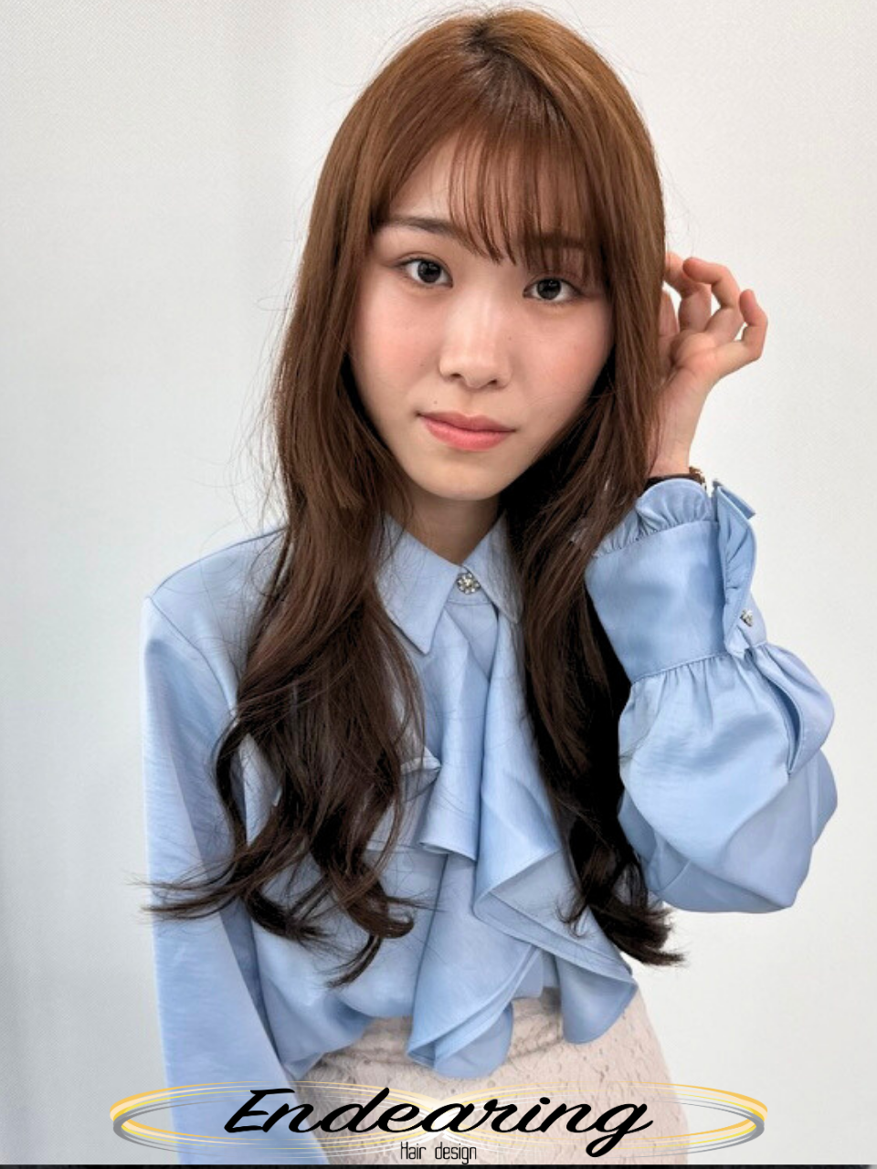 ロングなのに小顔。銀座で仕上げる洗練顔まわりデザイン