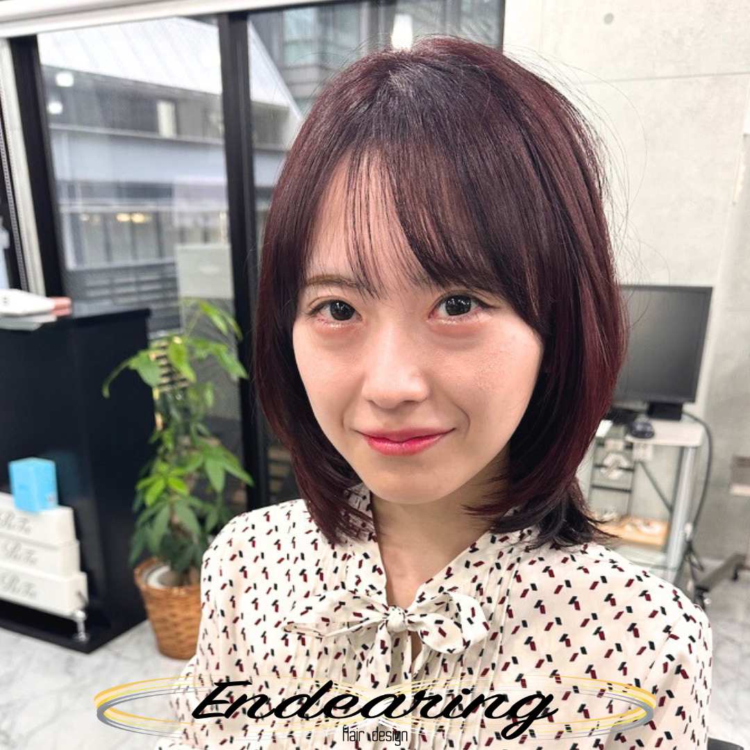 甘くならないピンク。銀座で仕上げるノーブルピンクヘア