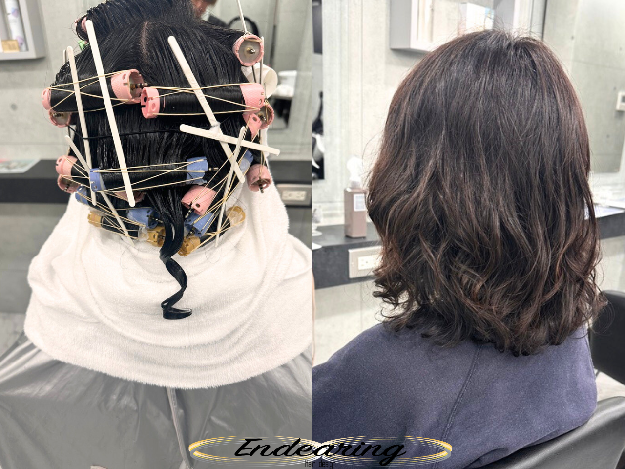 Endearing銀座が提案する大人のデジタルパーマ｜ミディアムヘアを艶やかにまとめる設計