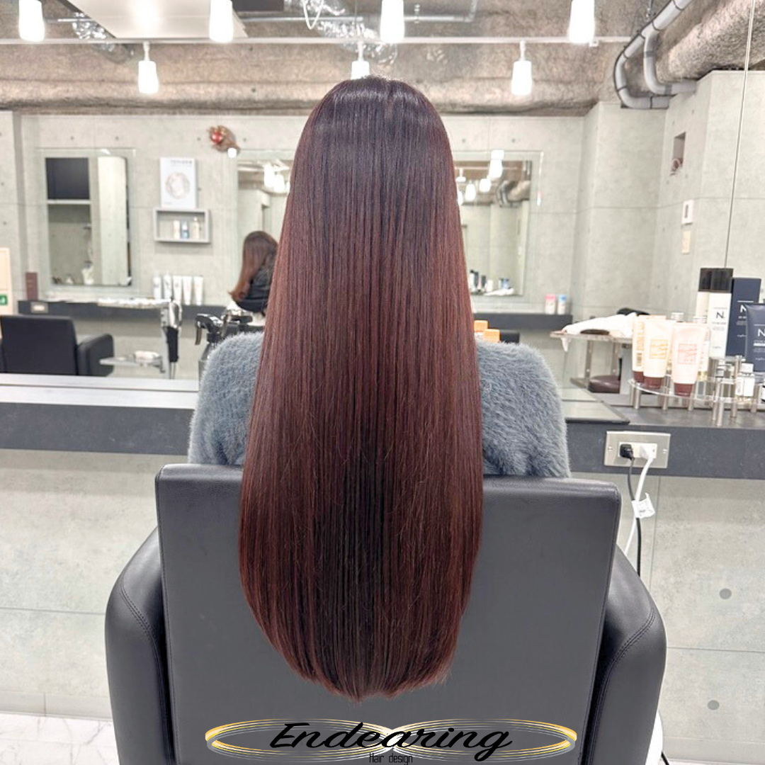 王道ロングヘアで完成するピンクブラウンの価値