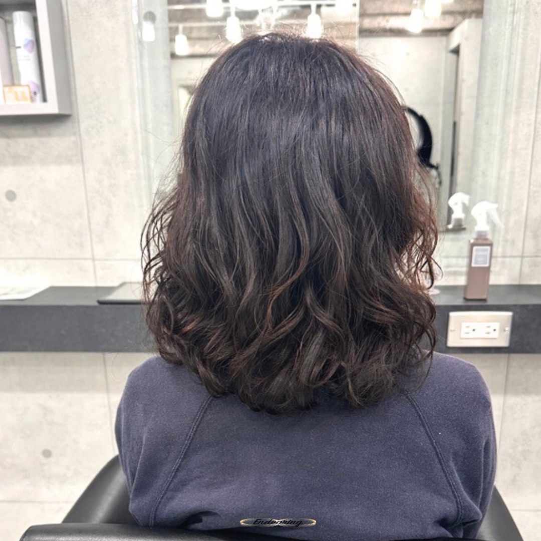 ギリギリ結べるレイヤーボブにデジタルパーマ｜カール感で小顔・奥行きが出る理由
