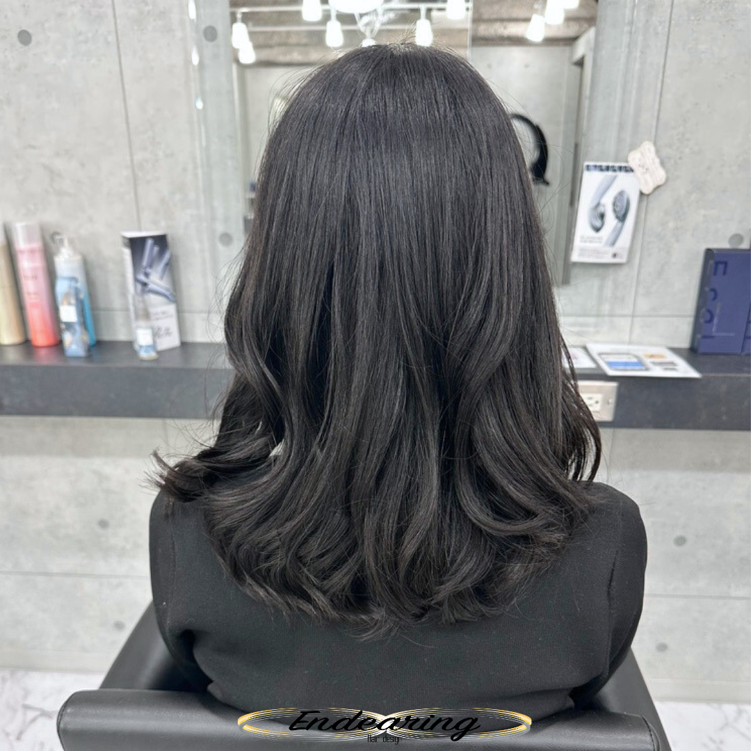 セミロングレイヤーの巻き髪が取れやすい方へ｜デジタルパーマで叶える、毎日続く柔らかなカール