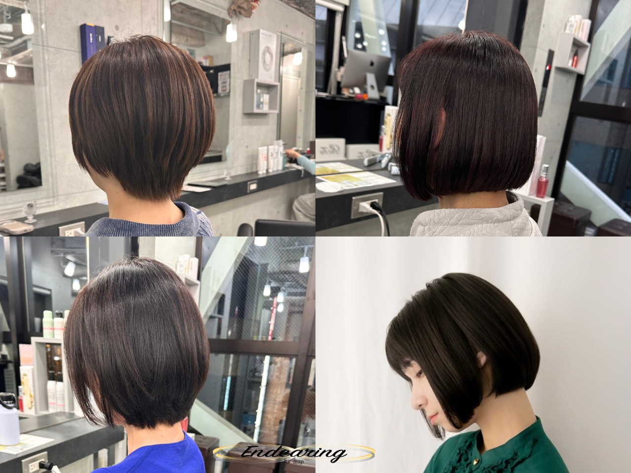 前下がり×レイヤーボブで叶う｜軽くて柔らかな大人ボブ