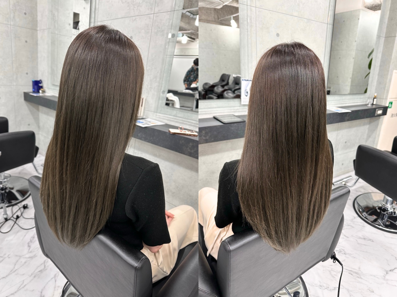 ブリーチなしオリーブベージュが人気｜透明感と赤み消しを叶える大人のヘアカラー