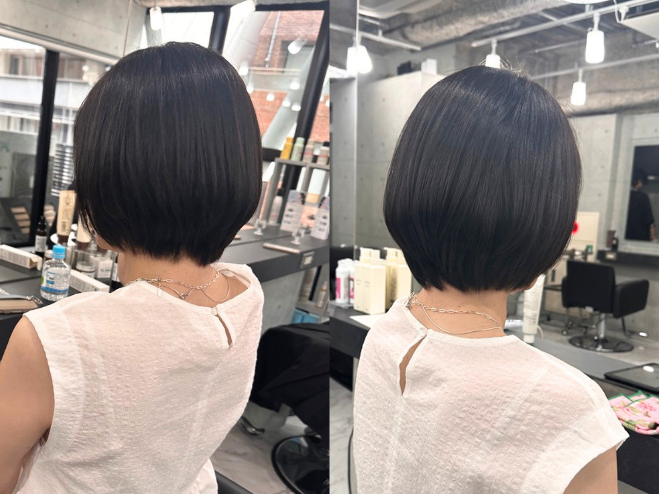 大人の黒髪ボブ｜銀座の美容師が教える「重く見せない」シルエットのつくり方
