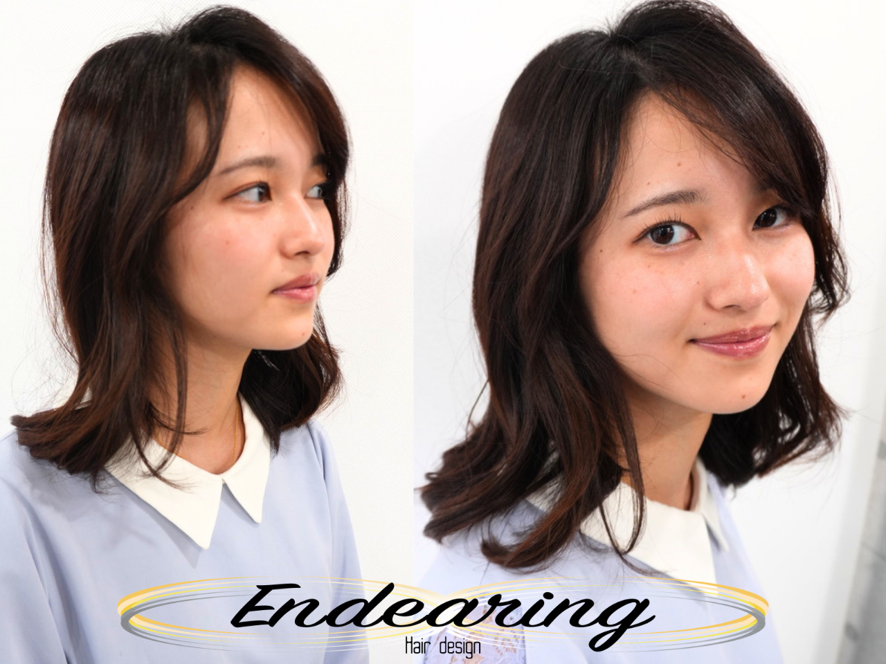 髪が硬くて広がる人へ｜表面ストレート×毛先パーマで軽やかに